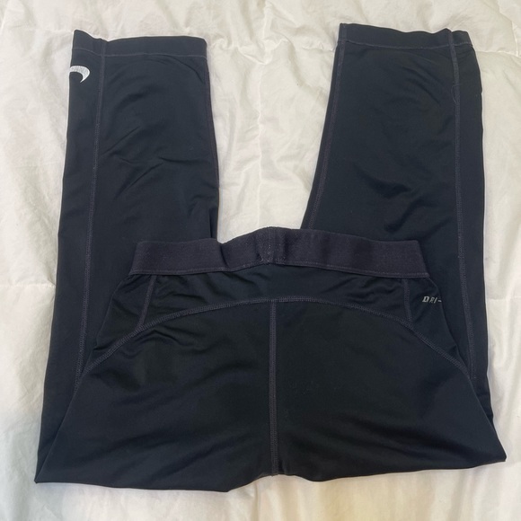 Nike Pro Dri-FIT Training Capri Black/White Sz Small - Picture 5 of 6